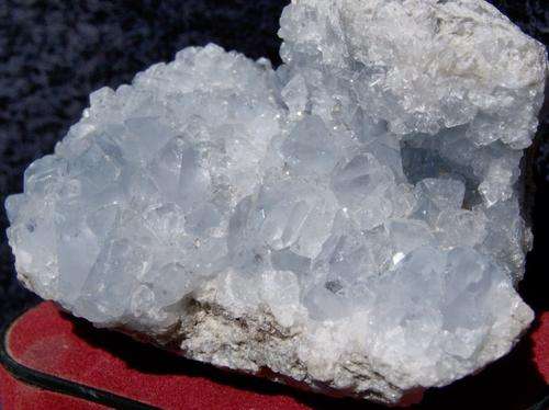 Celestite crystal cluster from Madagascar